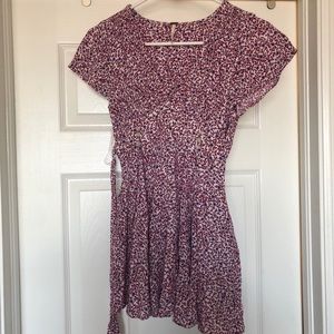 Free people floral tunic.